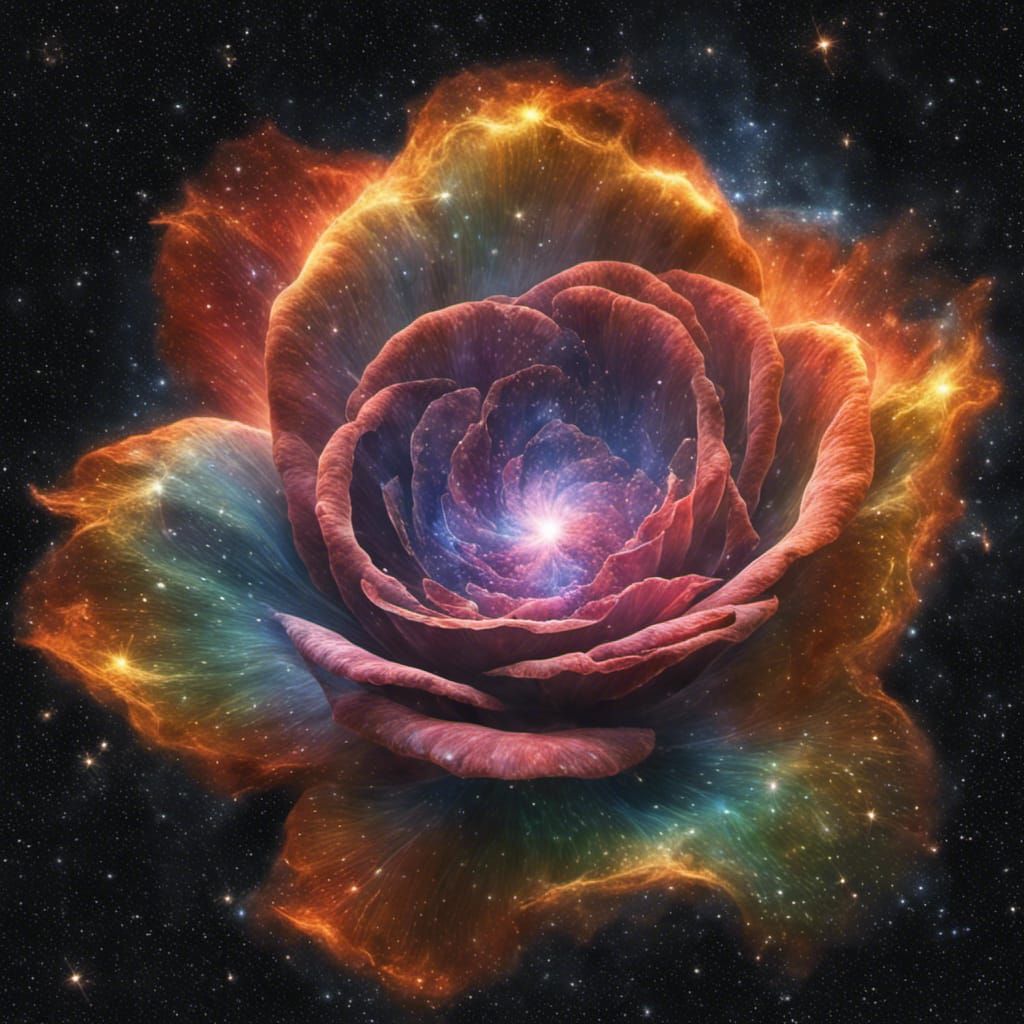Spectacular Rose-Shaped Supernova of Light