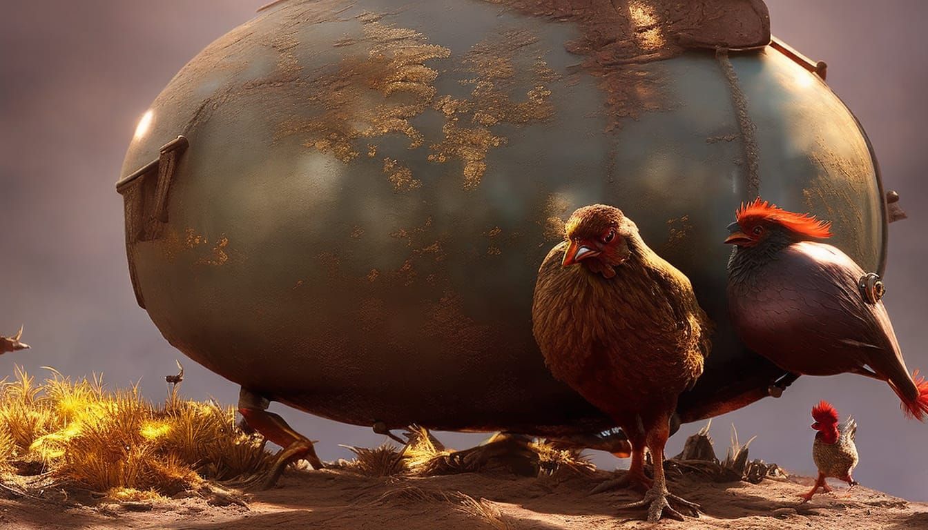 The chickens have landed!