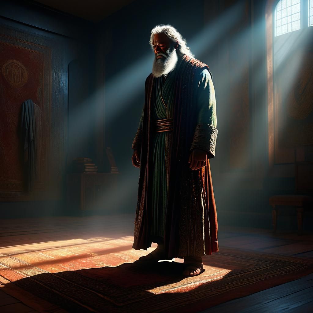 Ezekiel: Divine Light in a Dimly Lit Room