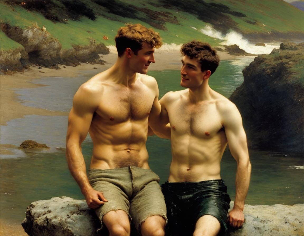 Best Friends (after Henry Scott Tuke)