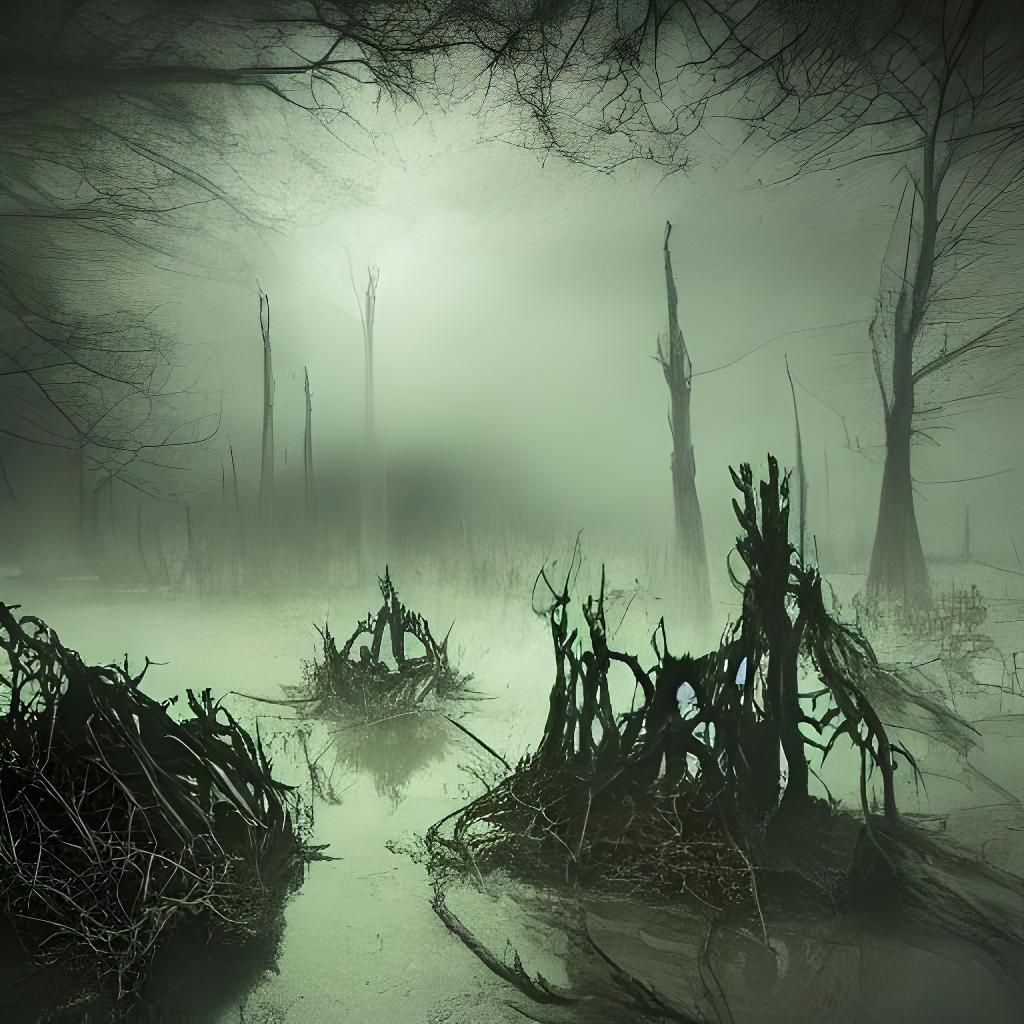 Radioactive Swamp: A Gustave Doré Horror