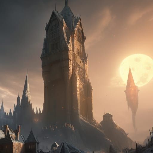 Anna Kendrick as Wizard in Hyperdetailed Concept Art