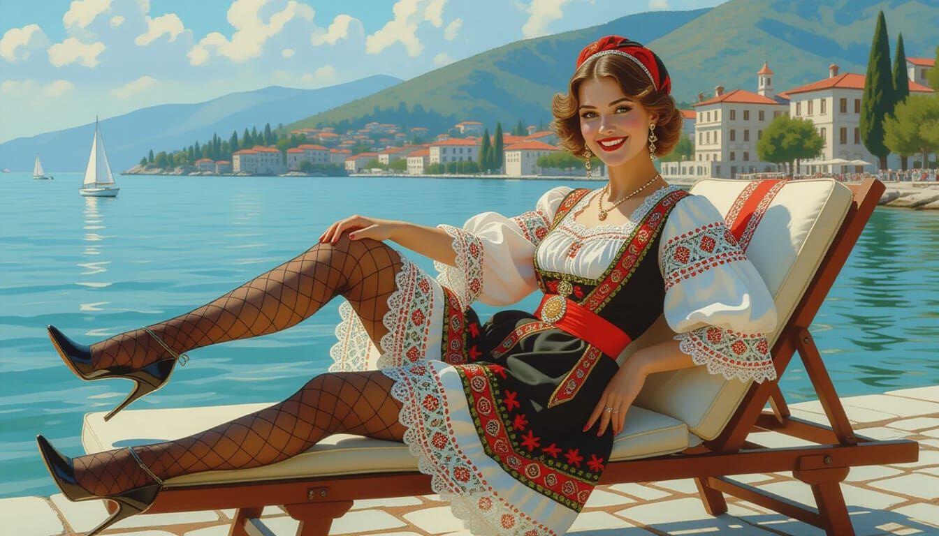 Busty, busty and busty again. Gorgeous Slavic woman in very ...