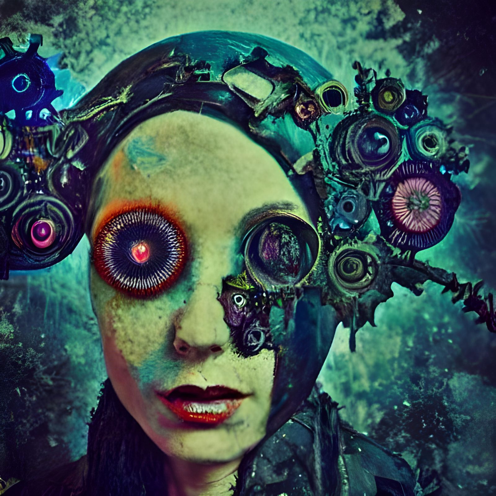 Decayed Gothic Folk Art: A Dystopian Vision