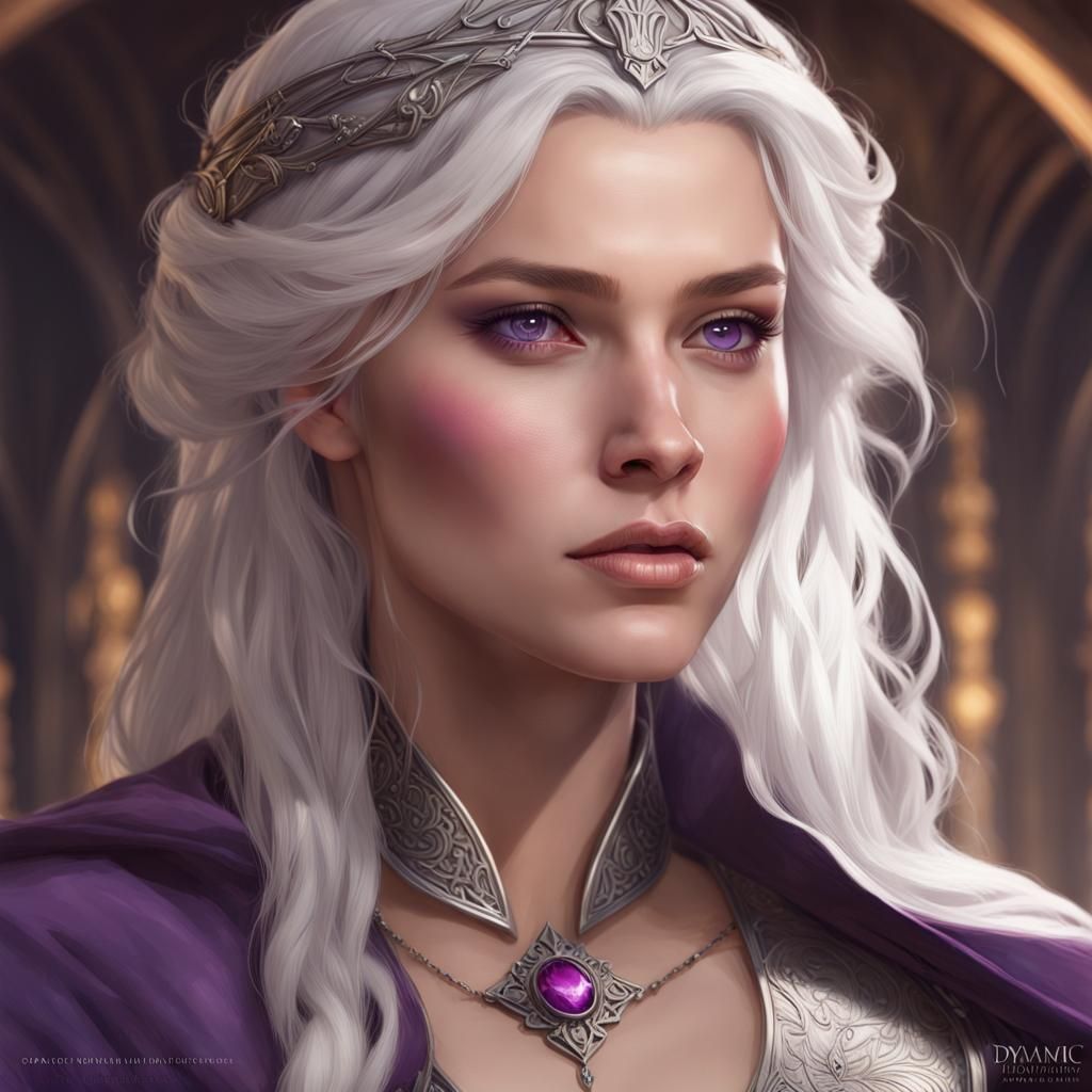 Valyrian Princess Portrait in Fantasy Style