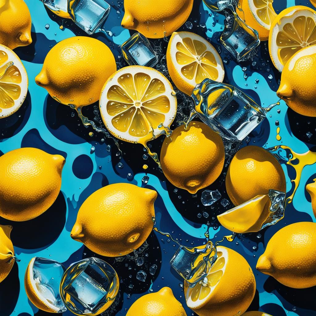 Lemonade Street Art with Bold Graffiti Style