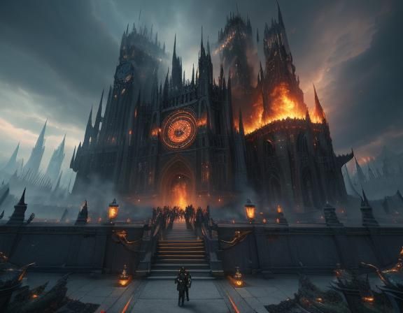 Fantastical Land of Confusion in Detailed Matte Painting