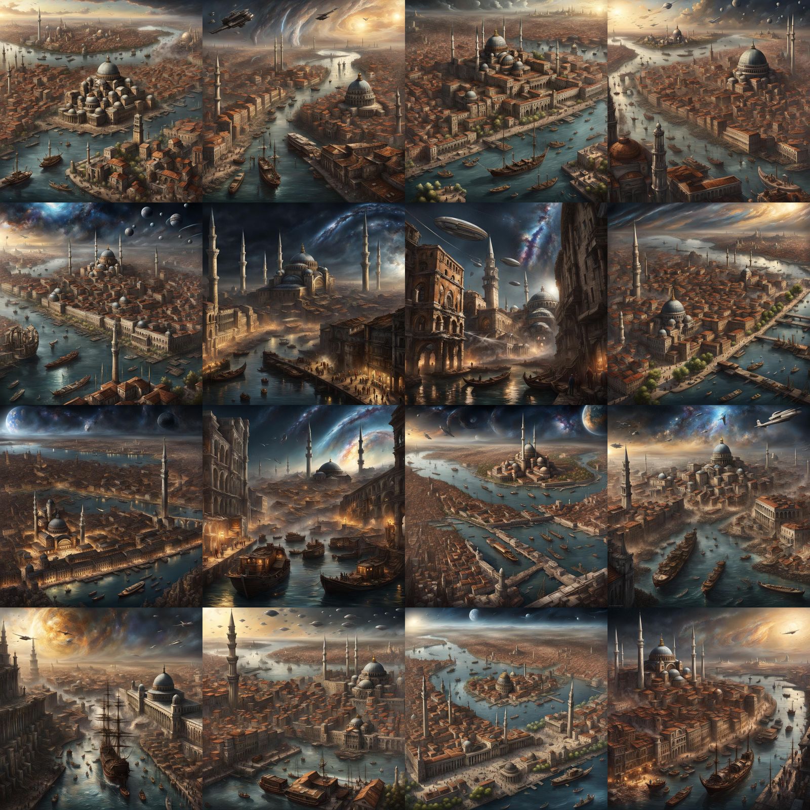 Futuristic Constantinople: Galactic Center in Unreal Engine