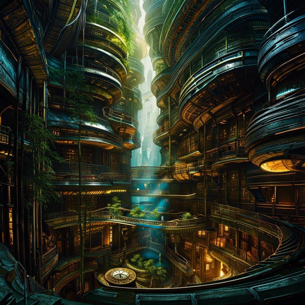 Cyberpunk Arcology #3