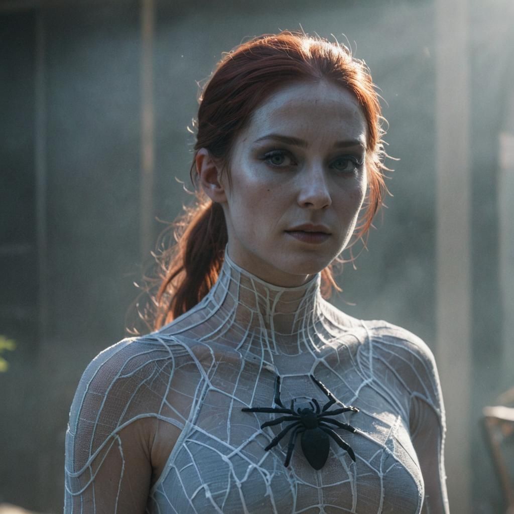 Mystique Morphs into Ghost Spider in Sunlight