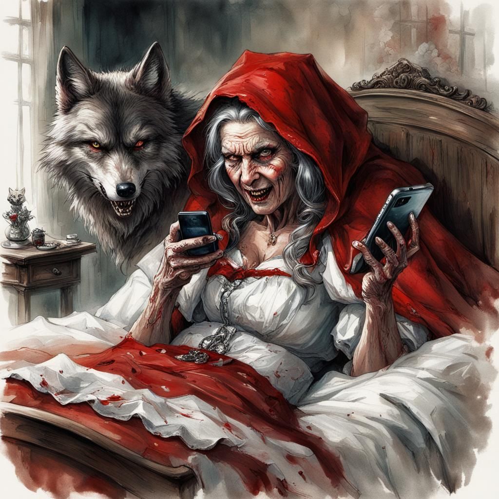 Mr. Wolf, we call Mrs. Little Red Riding Hood.