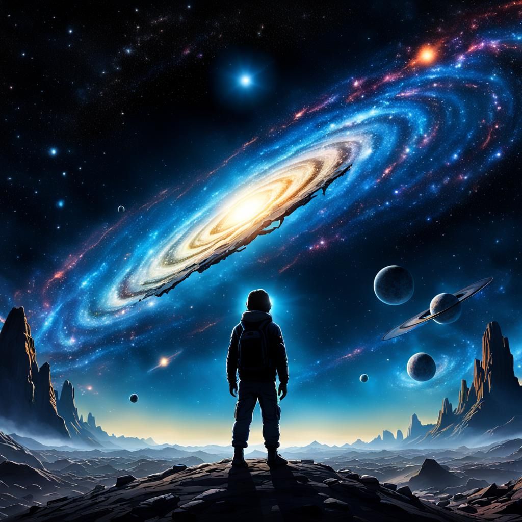 AI Generated Image: Beyond the Universe