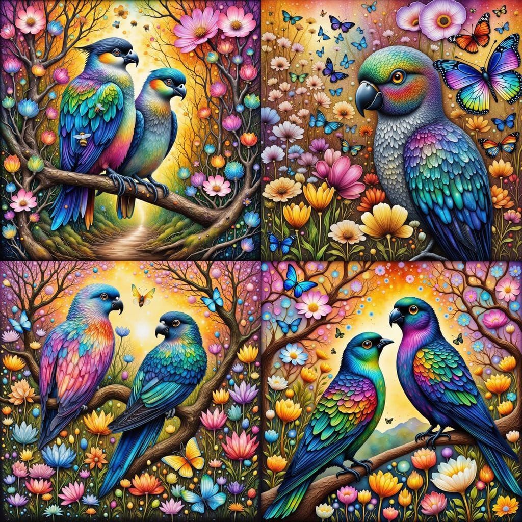 Spring Awakening in Vibrant Pastels