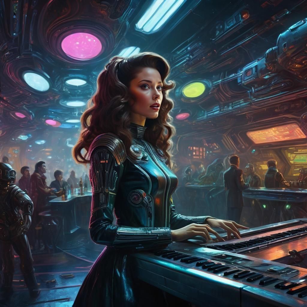 Playing Keyboards in the Spaceship