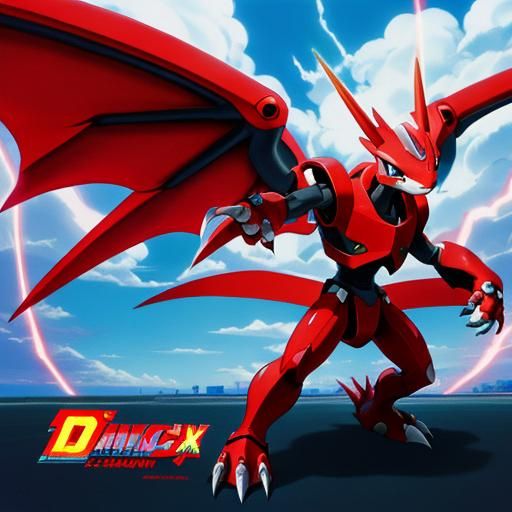 Guilmon Digimon Anime Manga Scan Illustration