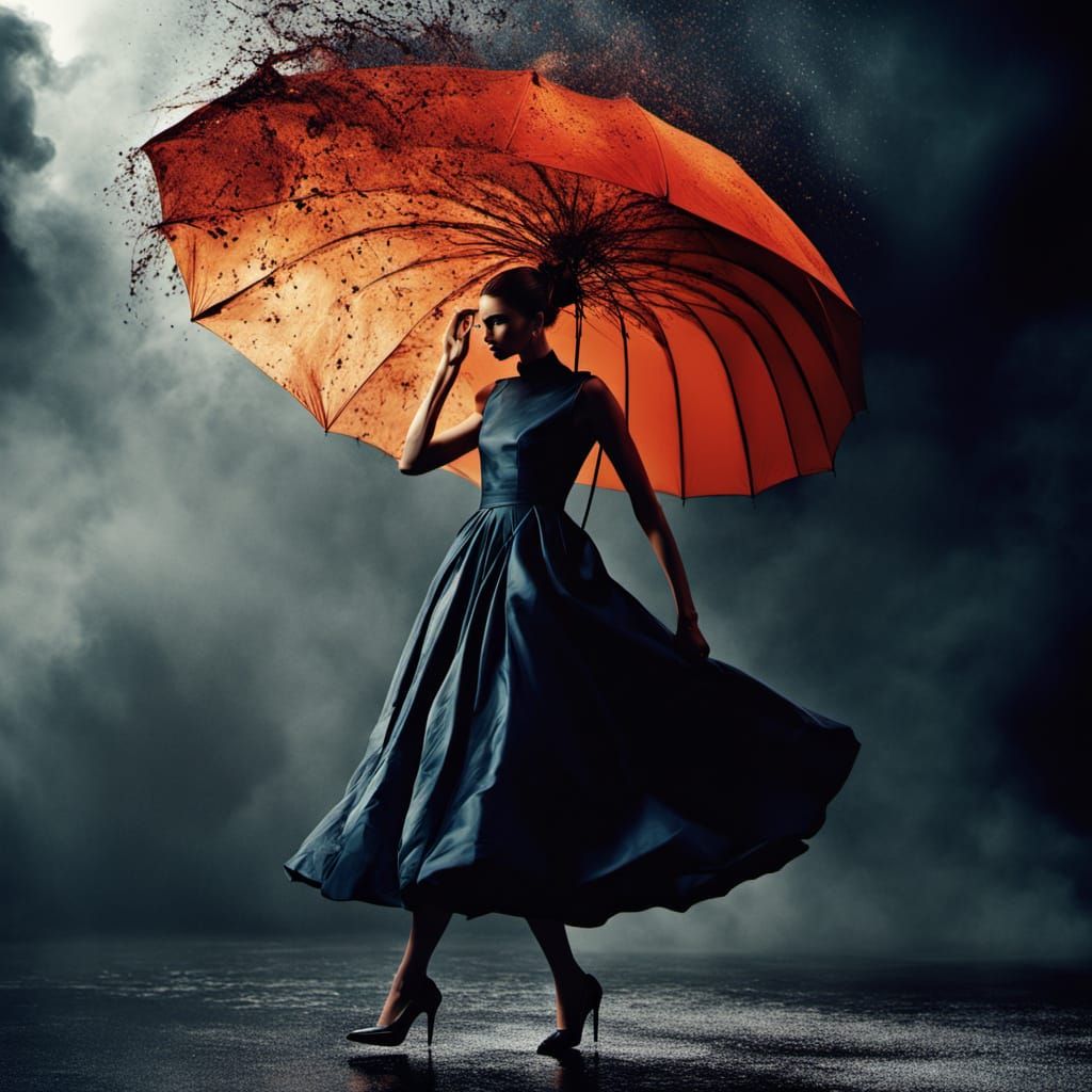 Haute Couture Fashion Show Blends Volcanic Fury with Stormy ...