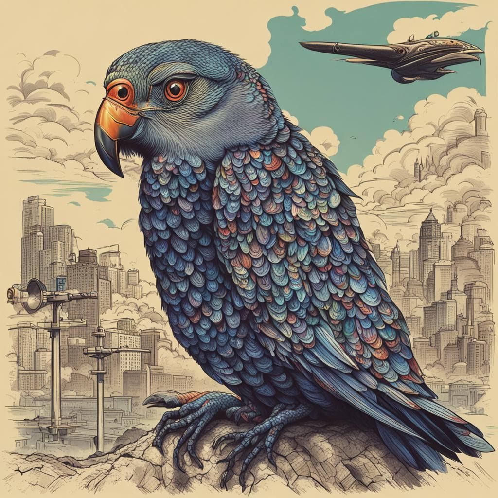 Commanding Authority Figure in a Powerful Pose