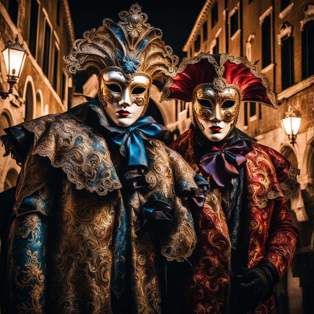 Venetian Masks at Secret Venice Party