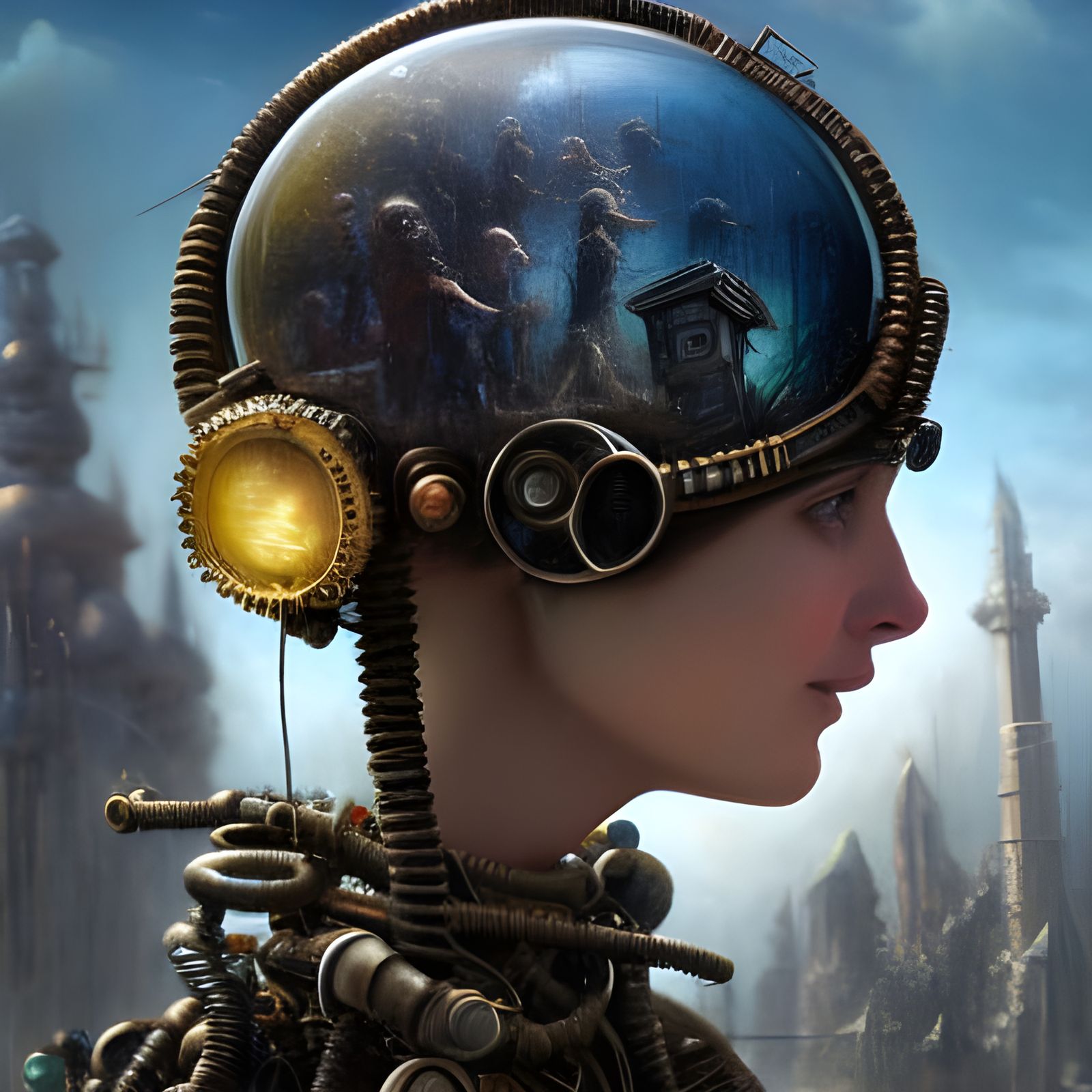 Post-Apocalyptic Cybernetic Wonderland: Digital Art