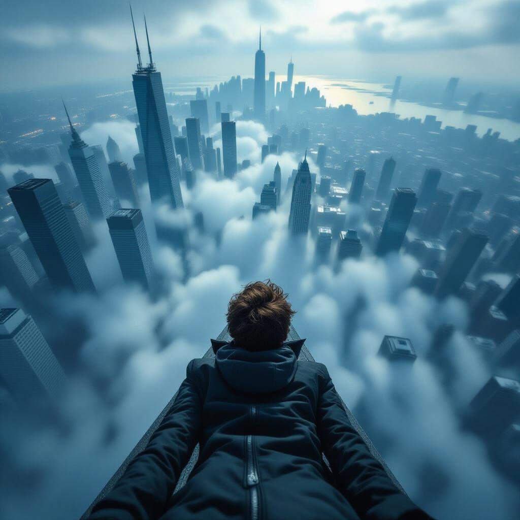 Skyscraper Edge: Cinematic Urban Vertigo