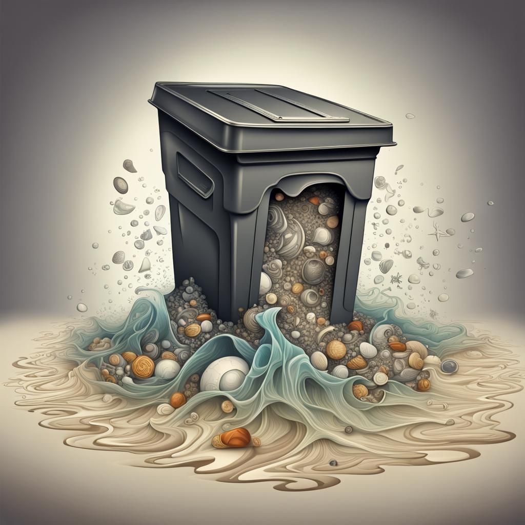 Surreal Washed Away Treasure: A Metaphorical Dream