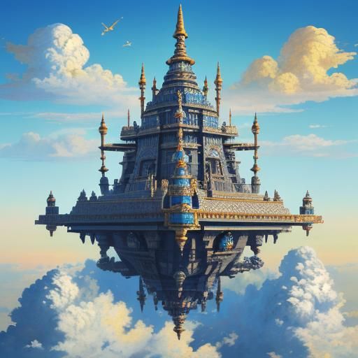 Indian Vimana art concept