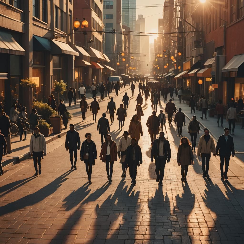 Utopian Cityscape: Harmony and Diversity in Future Metropoli...