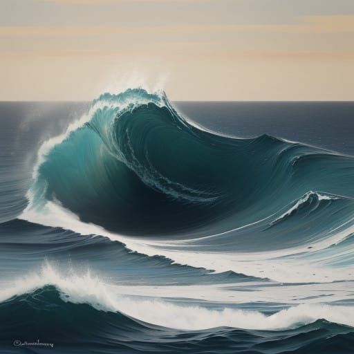 Sailor Lost in Endless Blue Horizon