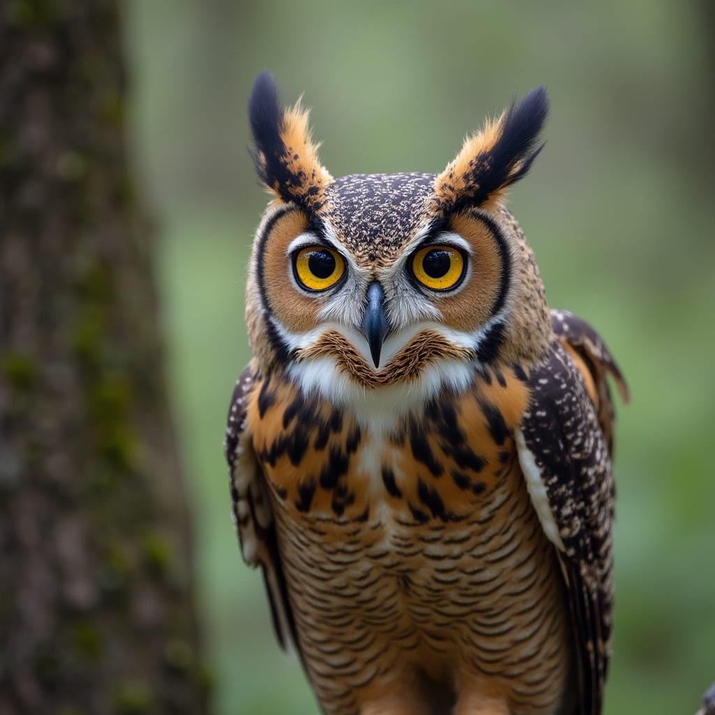 great horned owl