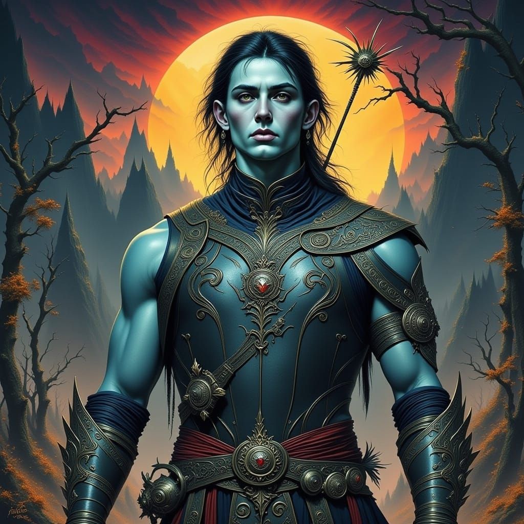 Surreal Elven Fantasy Landscape