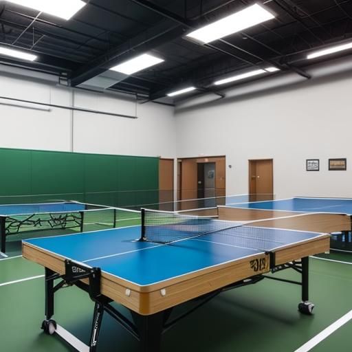 Lively School Recreation Room with Game Tables