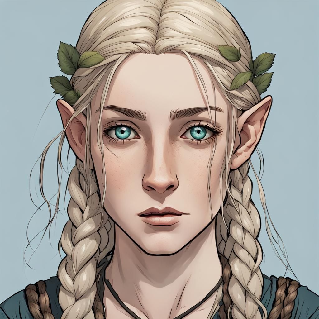 Halfling Druid Portrait: Detailed Fantasy Art