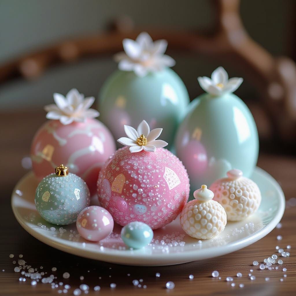 Surreal Sweets Crafted from Crystal and Wood