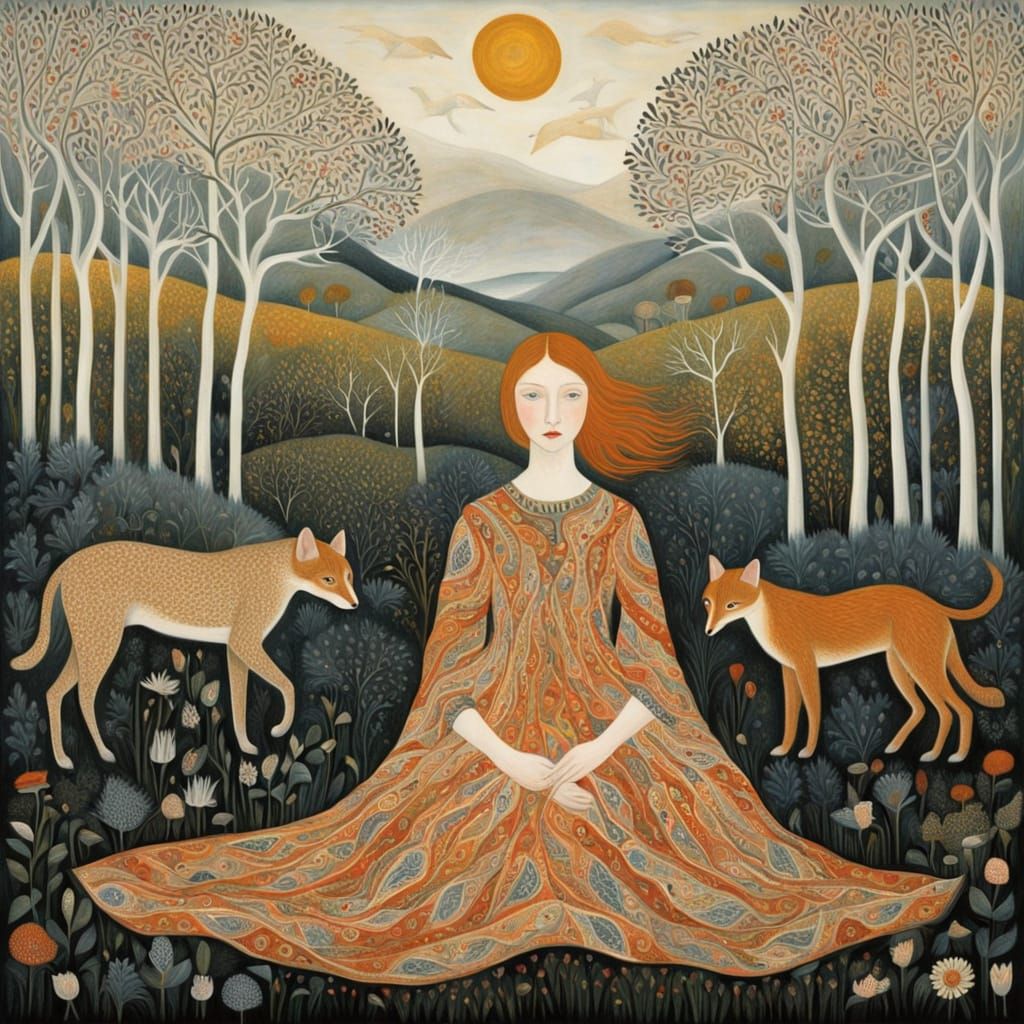 Melting Abstraction in Vibrant, Dreamlike Realism