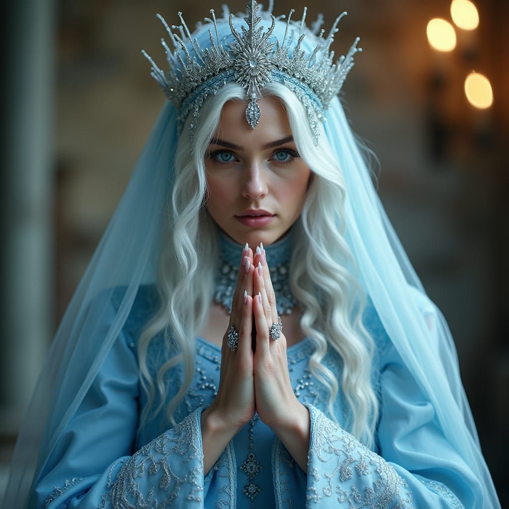 Regal White Witch in Ethereal Narnia