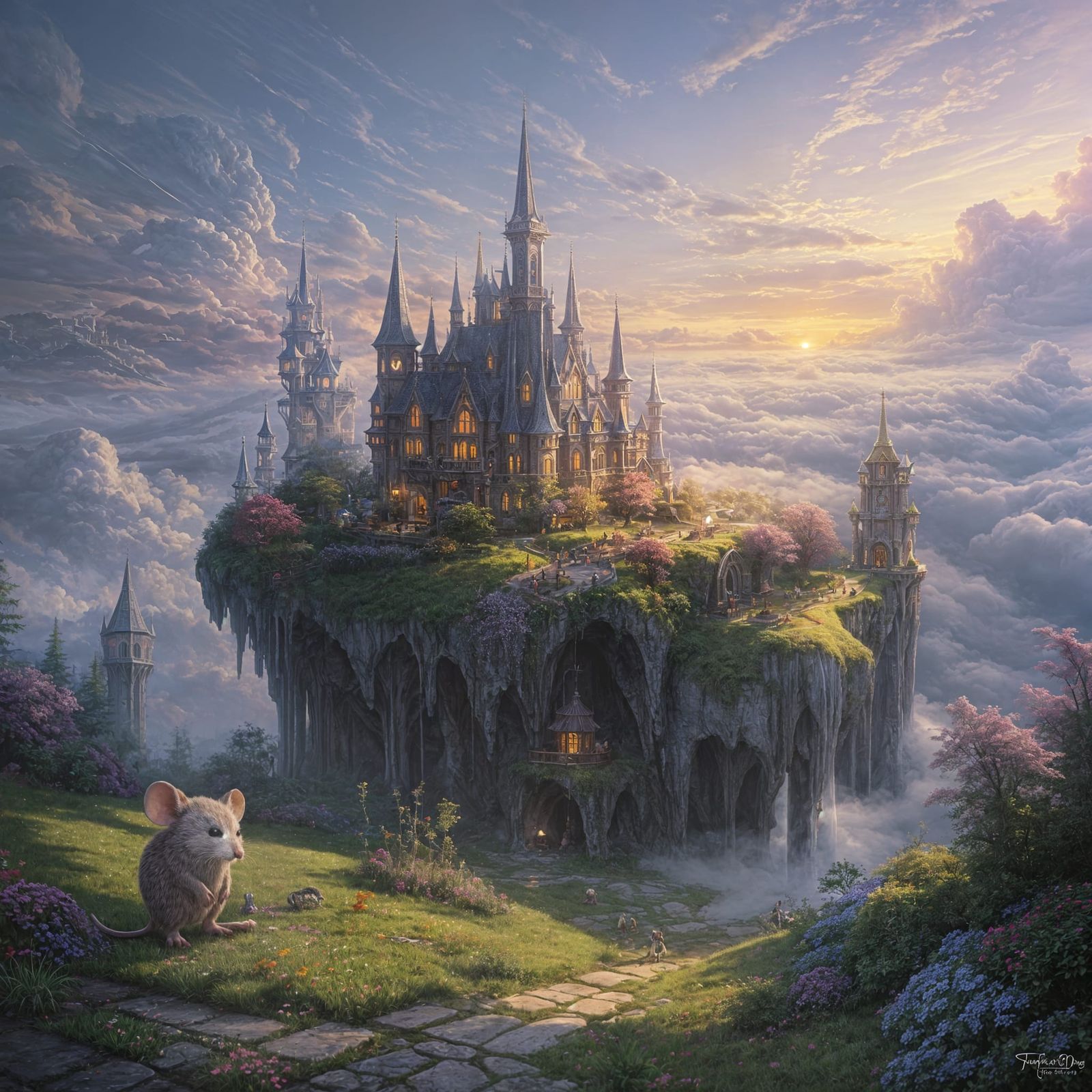 Ethereal Fantasy Mouse Discovers Hidden Toy