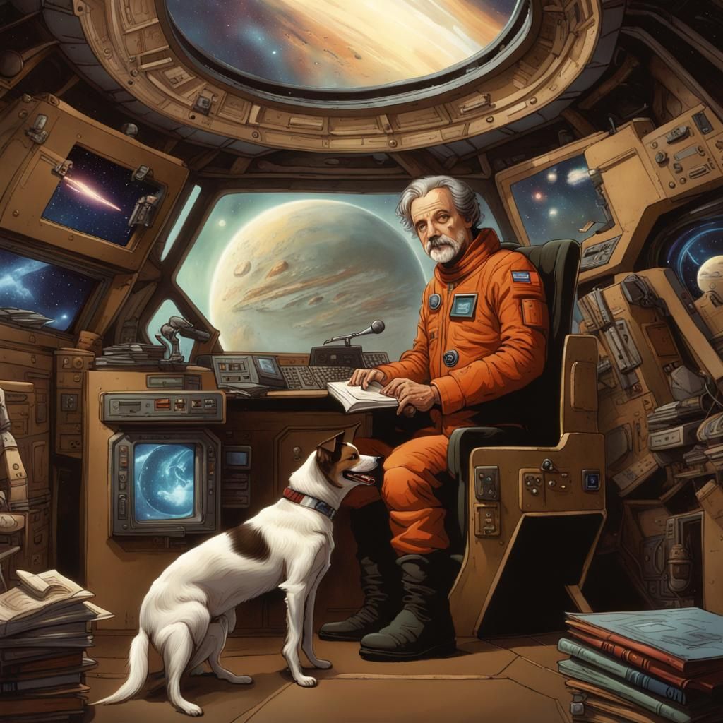 Doc Sloan's Space Station: A Matte Painting