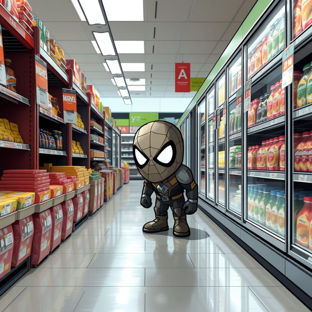 Marvel's The Spot Appears in Grocery Store Portal