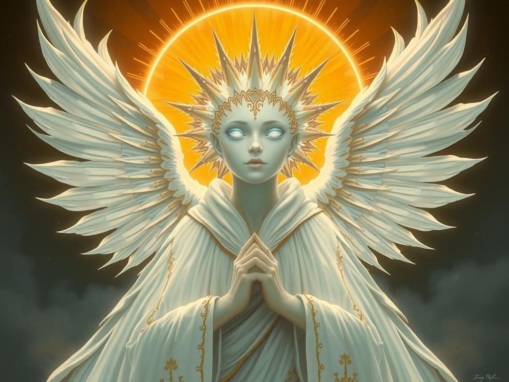 Ethereal Spirit in Dreamlike Symbolist Style