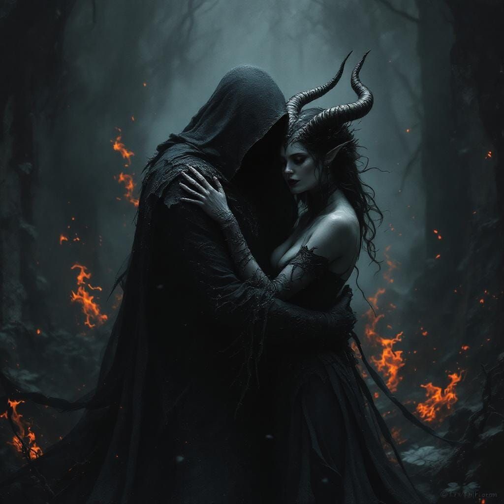 Dark Embrace: A Demon Witch's Forbidden Love