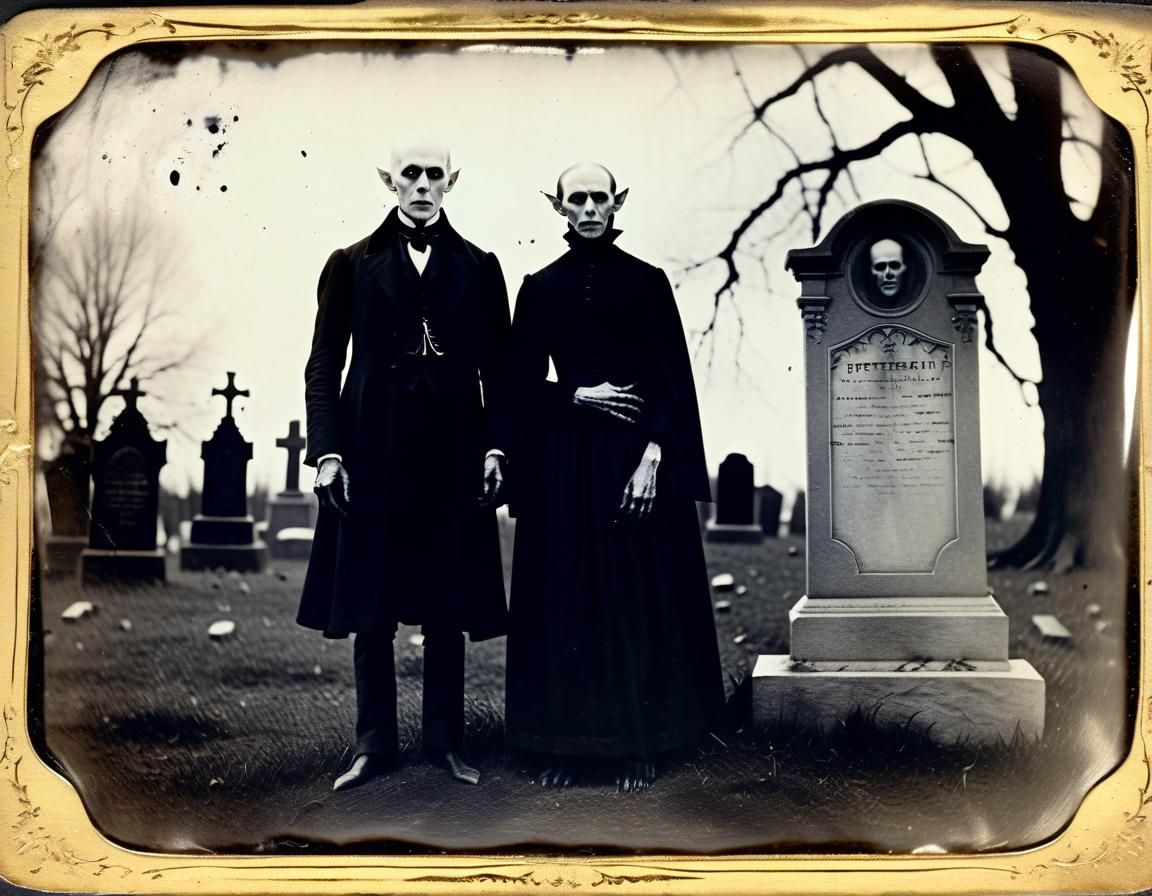 Mr and Mrs Feratu. Lovely couple.