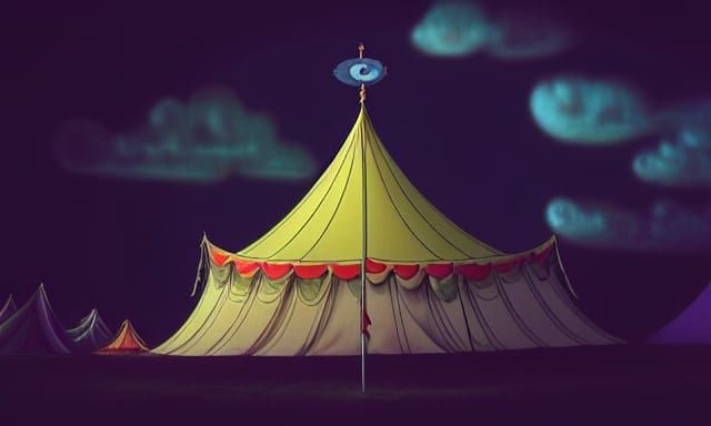 Studio Ghibli Inspired Circus City in the Sky