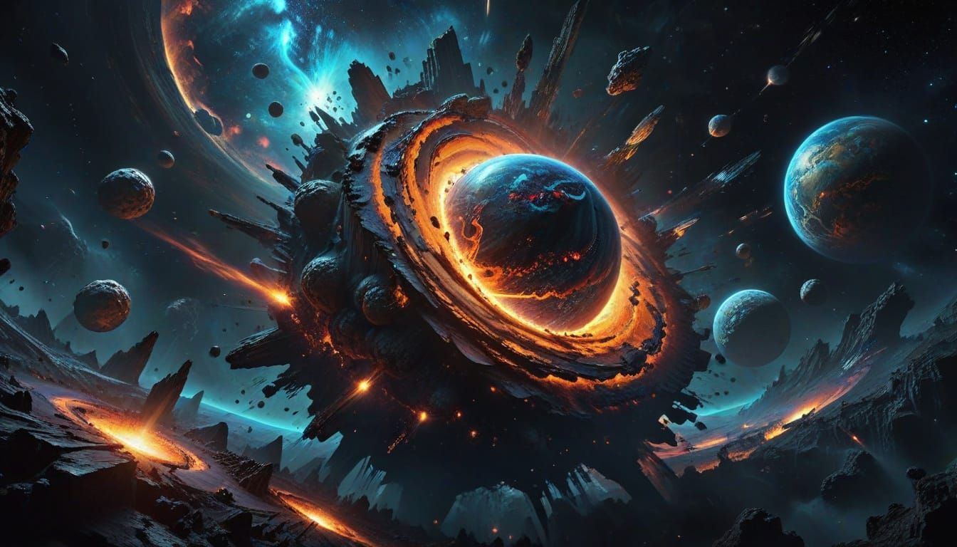 Cosmic Swirl: A Vortex of Doom at the Universe's Center