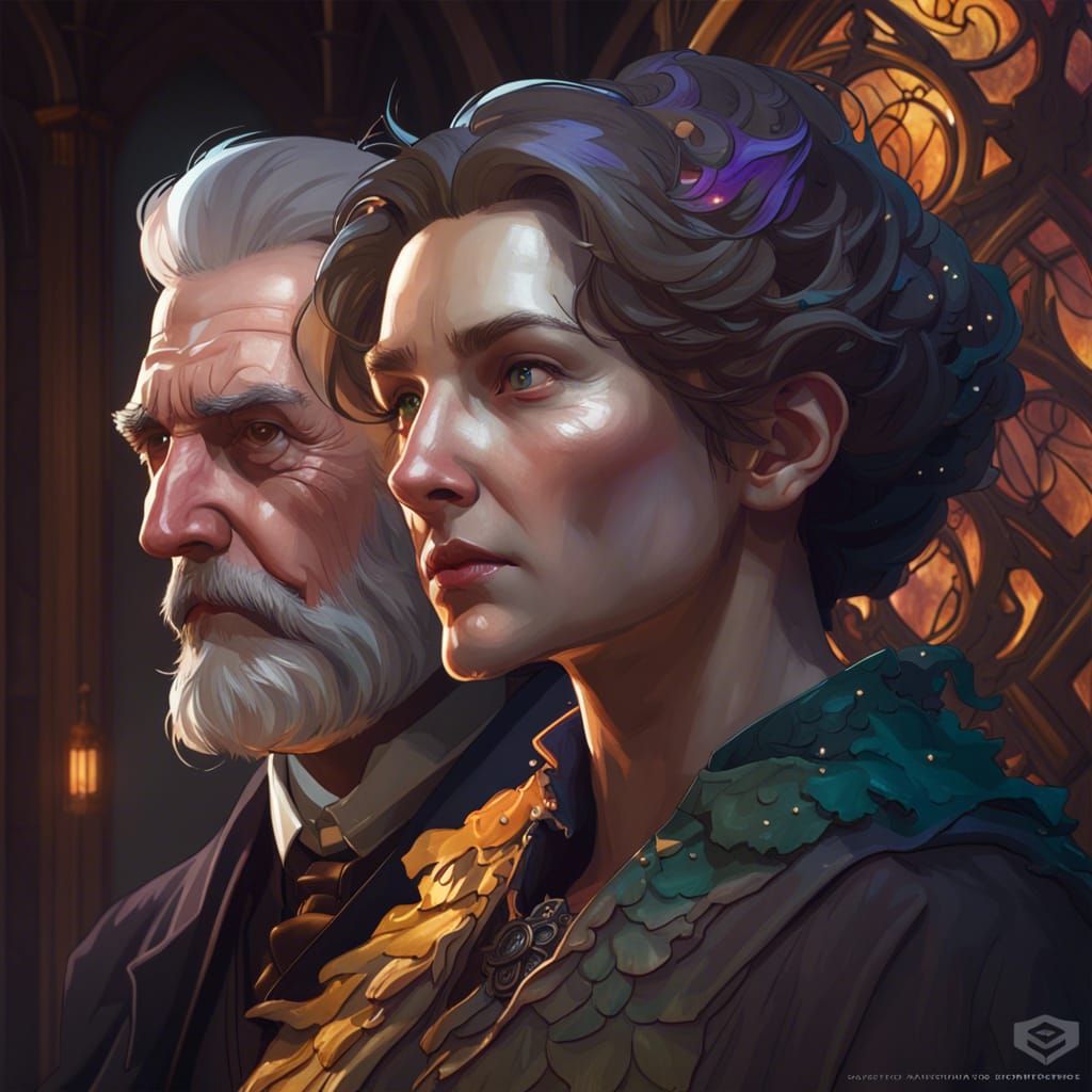 Eleanor Rigby and Father McKenzie Portrait