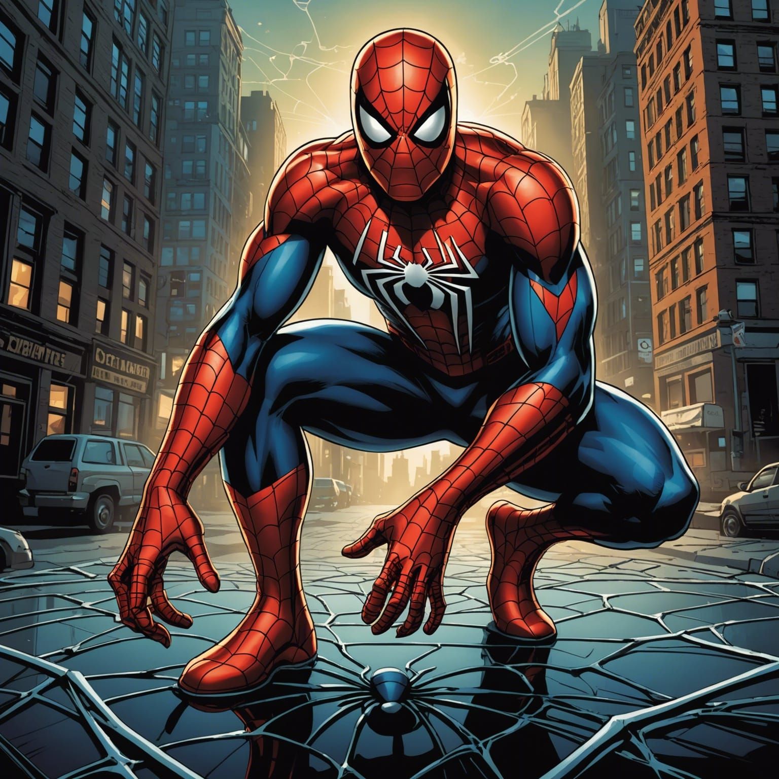 Spider-Man Comic Book Art: Brooks and Mumford Style