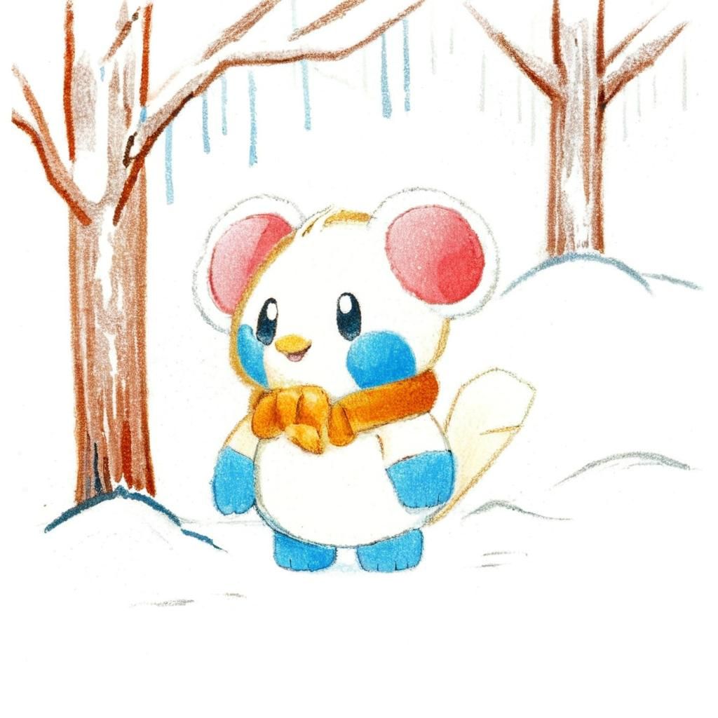 Cubchoo Pokémon Digital Art