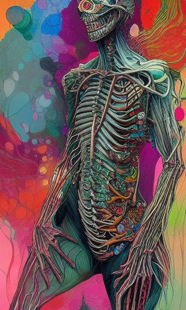 Detailed Monster Cross-Section by Ismail Inceoglu