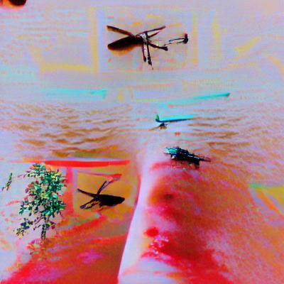 Helicopter Flying erratically over Dark Forest