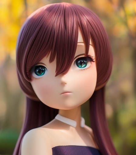 Anime Bunnygirl Rides Bike on Sunny Day