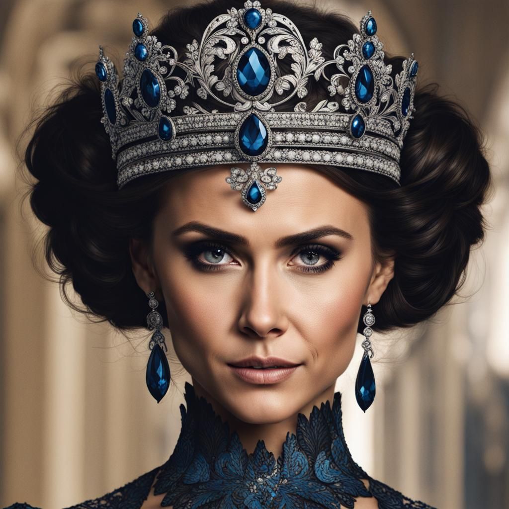 Nina Dobrev as Tsarina of Russia in Black and Blue